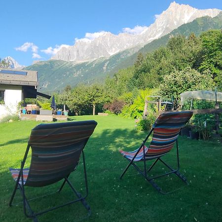 Beau Studio Dans La Vallee De Chamonix Les Trabets Bagian luar foto